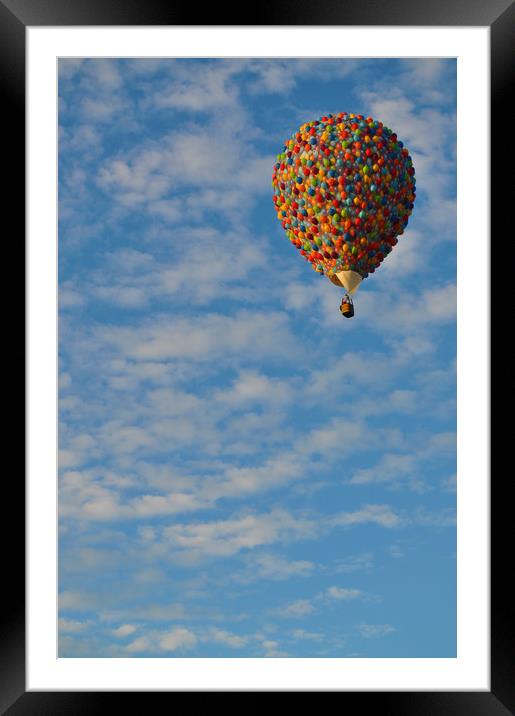 'UP' hot air balloon ride  Framed Mounted Print by Owen Bromfield