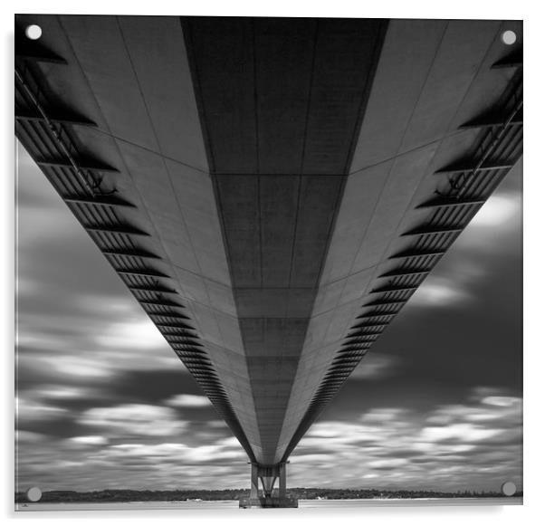 The Humber Bridge Acrylic by John Hall
