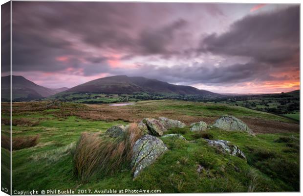 Low Rigg Sunrise Canvas Print by Phil Buckle