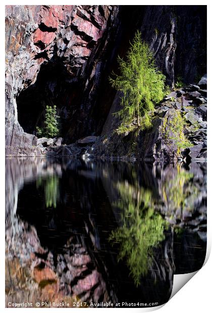 Hodge Close Quarry Print by Phil Buckle