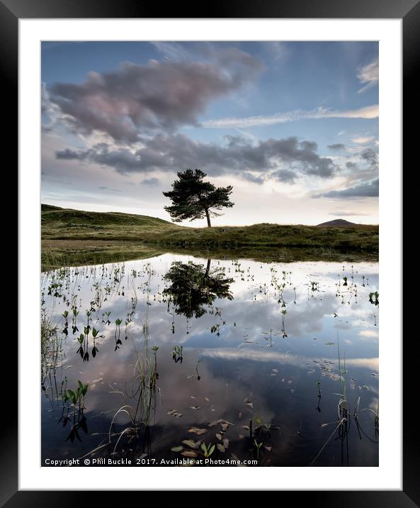 Kelly Hall Tarn Framed Mounted Print by Phil Buckle
