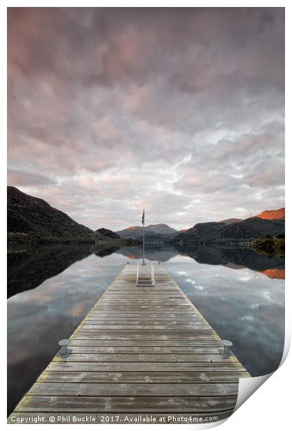 Aira Force Jetty Sunrise Print by Phil Buckle