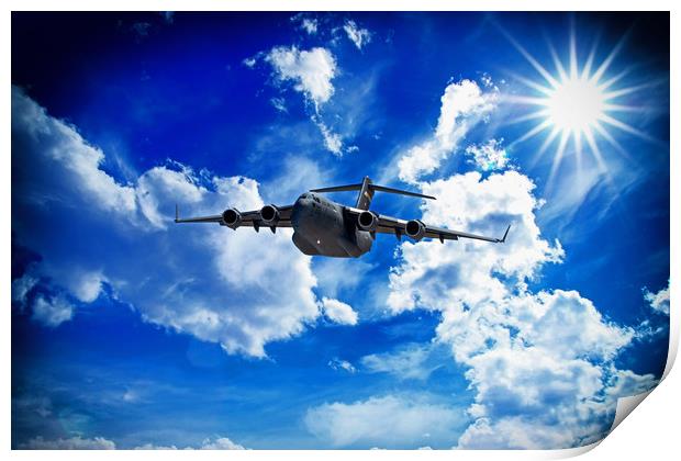 C17 Globemaster Print by J Biggadike