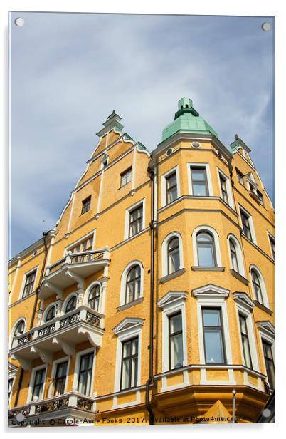 Historic Helsinki, Finland Acrylic by Carole-Anne Fooks