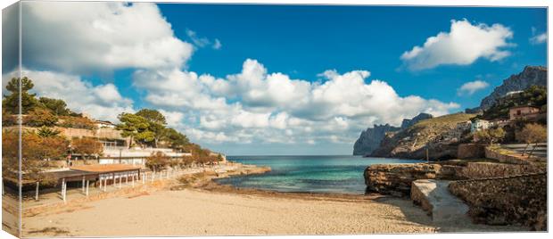 Cala Sant Vicenç Canvas Print by Perry Johnson