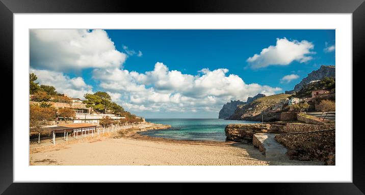 Cala Sant Vicenç Framed Mounted Print by Perry Johnson
