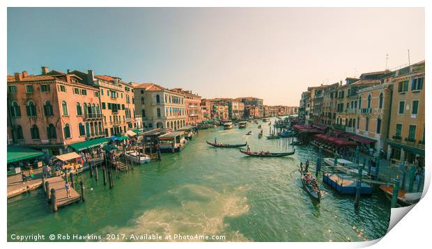 Grand Canal of Venice  Print by Rob Hawkins