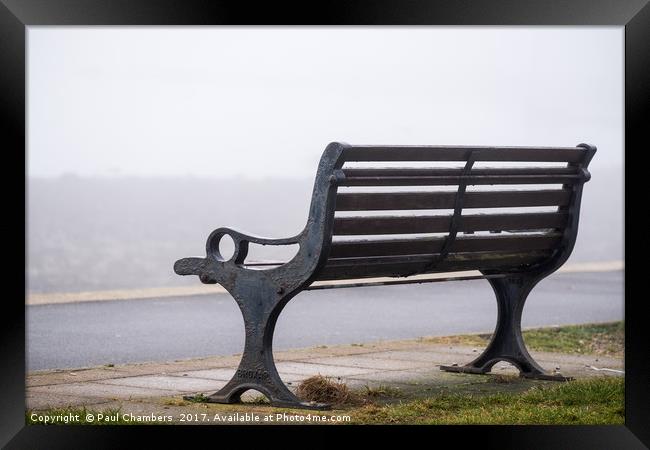 Bench View Framed Print by Paul Chambers