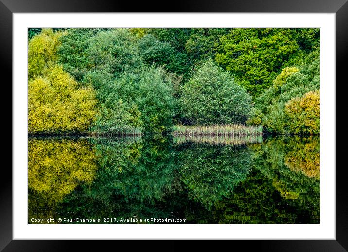 Colourful Reflection Framed Mounted Print by Paul Chambers