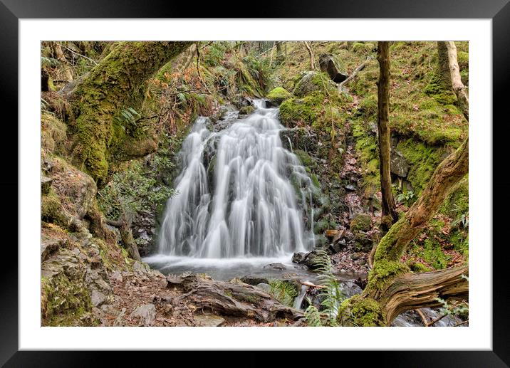 Tom Gill Waterfall Framed Mounted Print by Roger Green