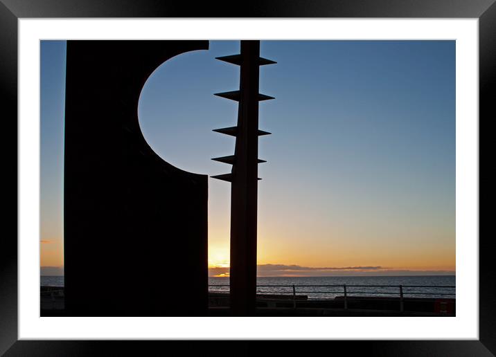 Sunset of Desire Framed Mounted Print by David McCulloch