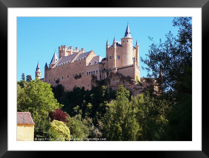 Castle Alcazar de Segovia Framed Mounted Print by Igor Krylov