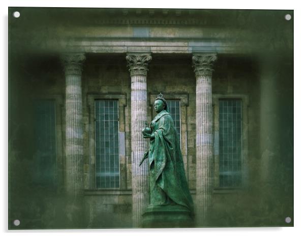 Queen Victoria Statue  Acrylic by Victor Burnside