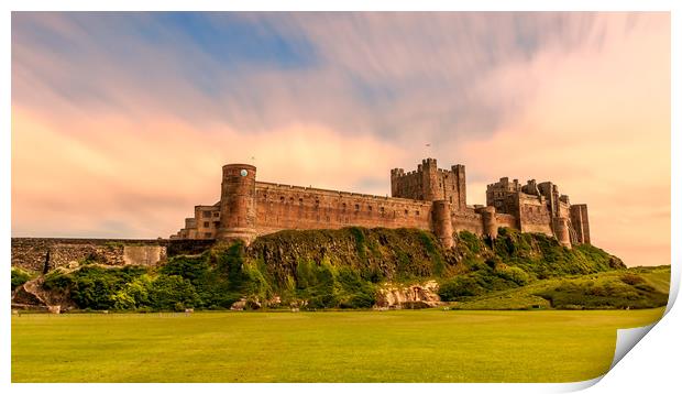 Simply Spectacular Bamburgh Castle Print by Naylor's Photography