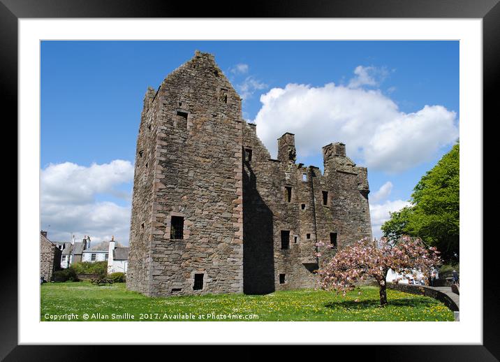 Kirkcudbright Castle Framed Mounted Print by Allan Smillie