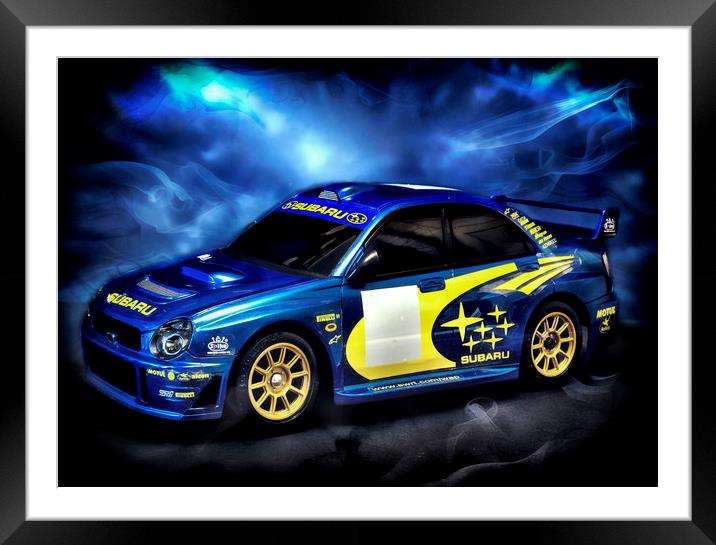 Rally Legend Framed Mounted Print by Jonathan Thirkell