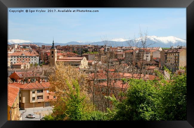  View of Segovia Framed Print by Igor Krylov