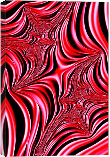 Red Abyss Canvas Print by Steve Purnell