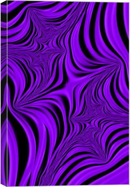 Purple Abyss Canvas Print by Steve Purnell
