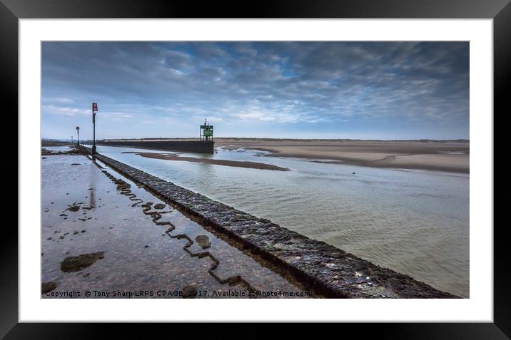 Entrance to Rye Harbour Framed Mounted Print by Tony Sharp LRPS CPAGB