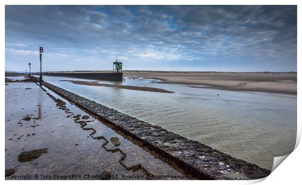 Entrance to Rye Harbour Print by Tony Sharp LRPS CPAGB
