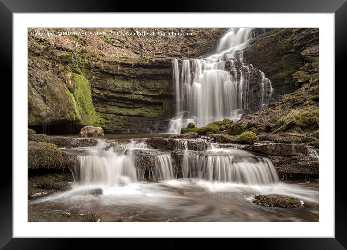 Scaleber Force Waterfall Framed Mounted Print by MICHAEL YATES