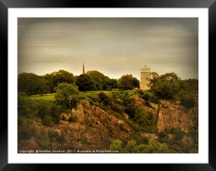 Bristol's Observatory Framed Mounted Print by Heather Goodwin