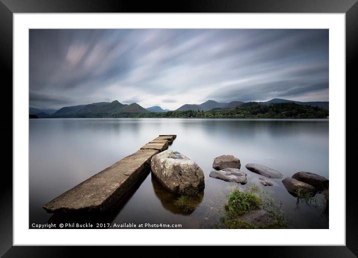 Isthmus Bay Long Exposure Framed Mounted Print by Phil Buckle