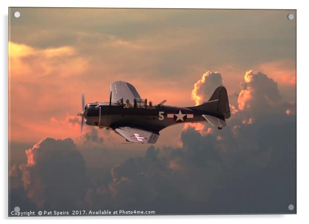 SBD  - Dauntless Acrylic by Pat Speirs