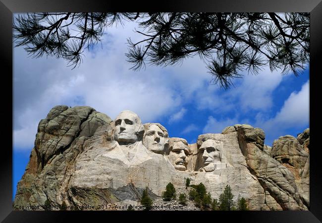 Mount Rushmore Framed Print by Christiane Schulze