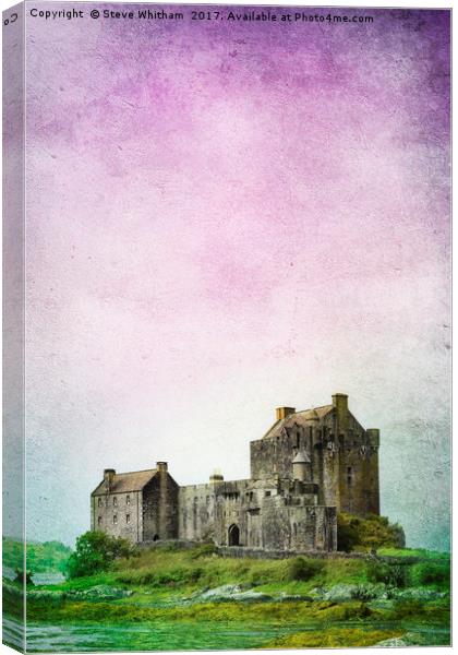 Eilean Donan Castle, Scotland. Canvas Print by Steve Whitham