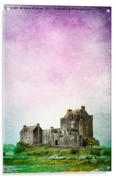 Eilean Donan Castle, Scotland. Acrylic by Steve Whitham