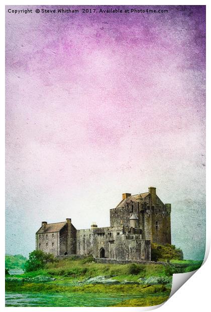 Eilean Donan Castle, Scotland. Print by Steve Whitham