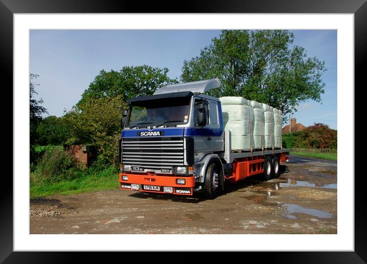 Scania 113M Framed Mounted Print by Alan Barnes