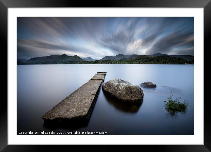 Isthmus Bay Long Exposure Framed Mounted Print by Phil Buckle