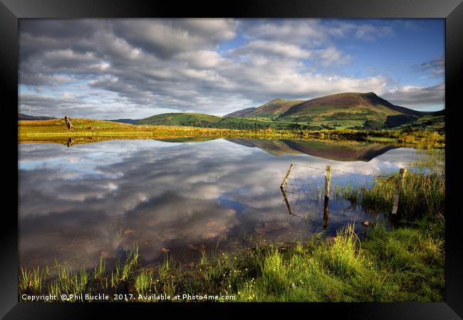 Clouds above Skiddaw Framed Print by Phil Buckle