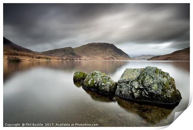 Stone Monster of Crummock Water Print by Phil Buckle