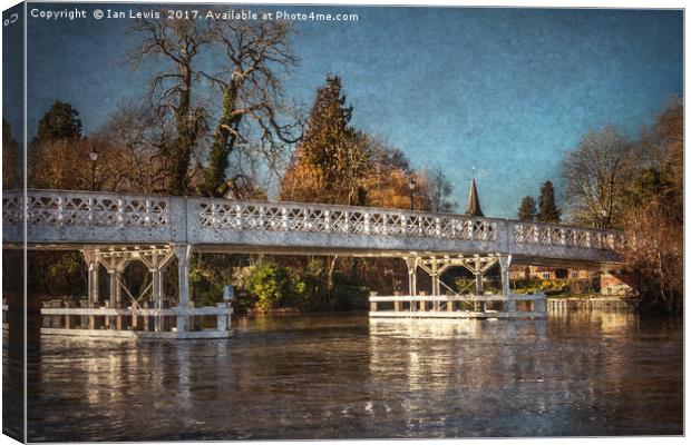The Toll Bridge At Whitchurch Canvas Print by Ian Lewis