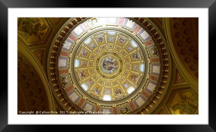 Old church Dome Framed Mounted Print by Callum Pirie