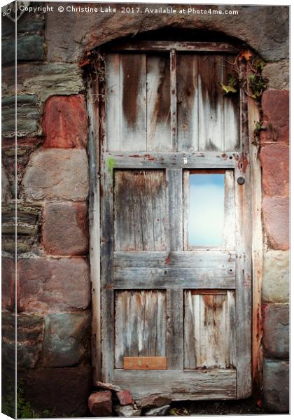 The Door Canvas Print by Christine Lake