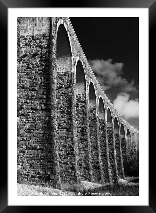 Cynghordy Railway Viaduct Carmarthenshire Wales Framed Mounted Print by Nick Jenkins