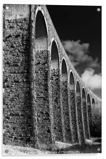 Cynghordy Railway Viaduct Carmarthenshire Wales Acrylic by Nick Jenkins