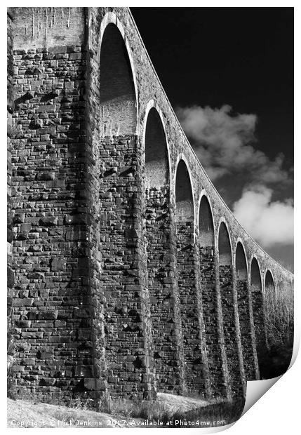Cynghordy Railway Viaduct Carmarthenshire Wales Print by Nick Jenkins
