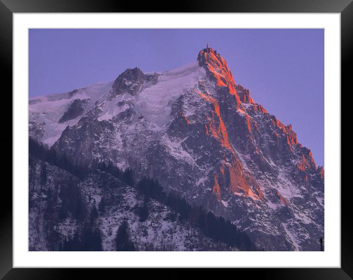 Fire Mountain Framed Mounted Print by Andy Armitage
