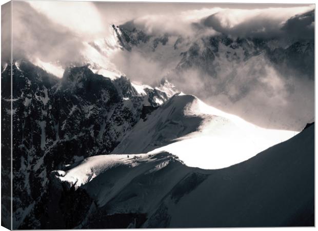 Vallée Blanche  Canvas Print by Andy Armitage