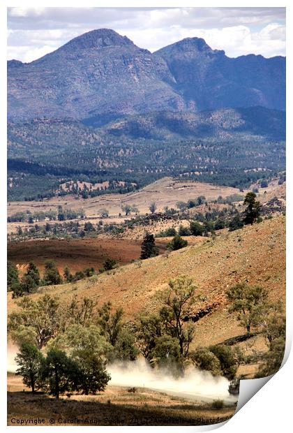 Wilpena Pound, Flinders Ranges in the Spring Print by Carole-Anne Fooks