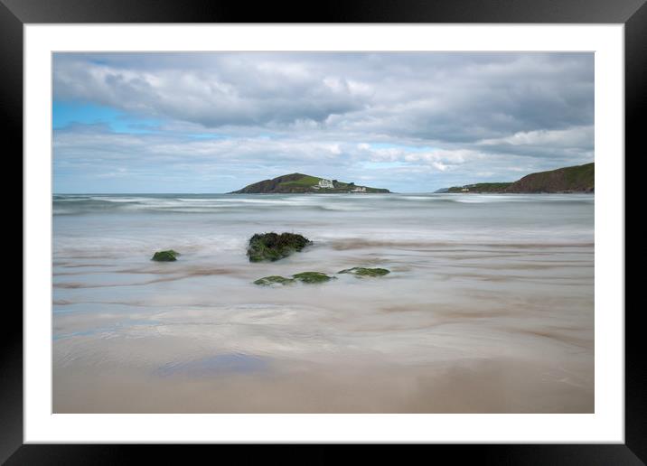 bantham beach Framed Mounted Print by kevin murch