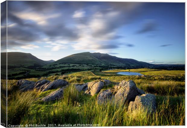 Long Exposure of Blencathra Canvas Print by Phil Buckle