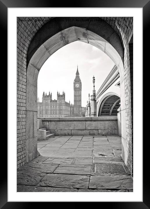 Big Ben Framed Mounted Print by Graham Custance