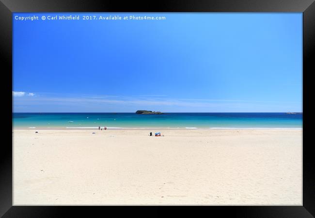 Praia do Martinhal on the Algarve, Portugal. Framed Print by Carl Whitfield